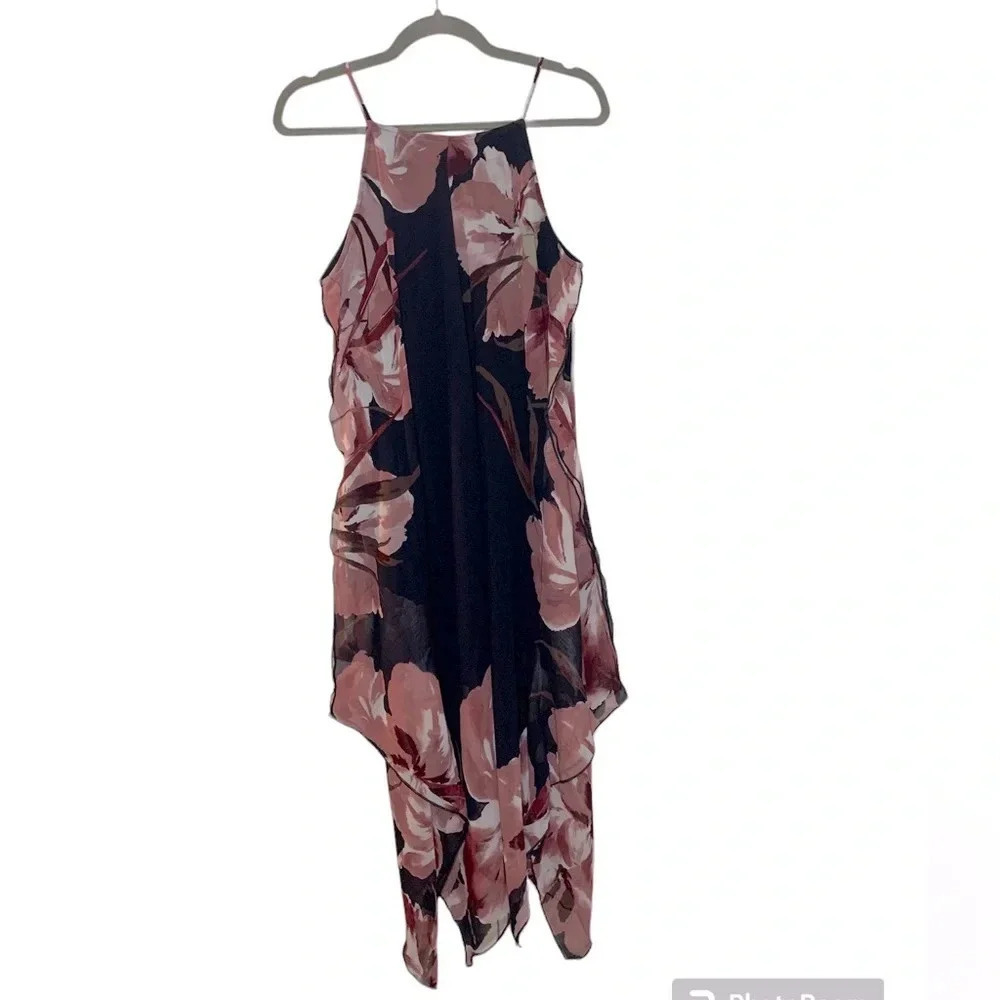 Enfocus Studio High Neck Floral Dress